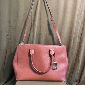 Ralph Lauren- Newbury Double Zip Satchel